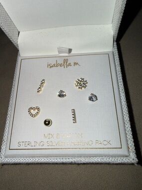 NIB Isabella M Mix and Match Earring Pack